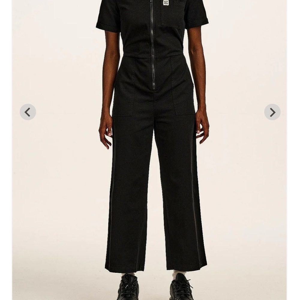 Lucy and Yak Black Ragan Jumpsuit NWT